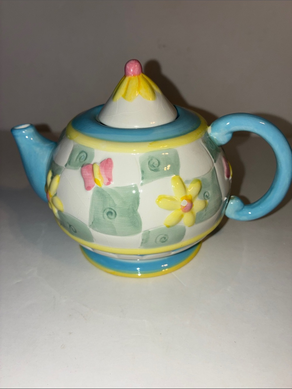 Oneida Country Bouquet, “Rainbow Garden”, Mini Teapot